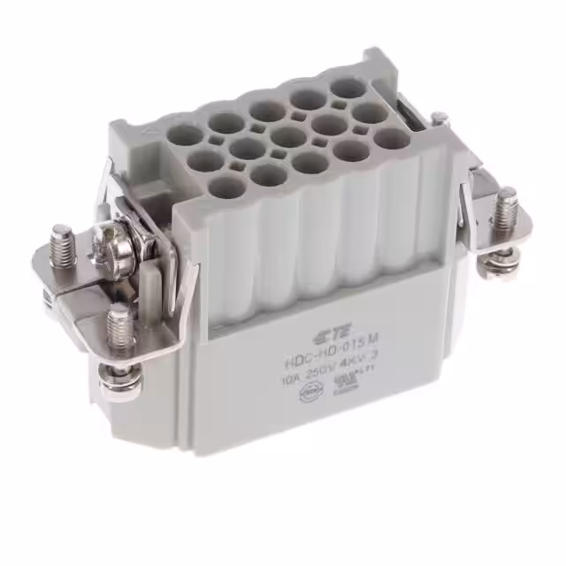 HD-015-M TE Connectivity AMP Connectors  Moduli di inserti per connettori per impieghi gravosi